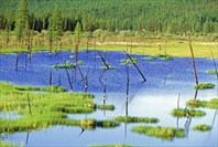 Озеро в долине реки Сунтар